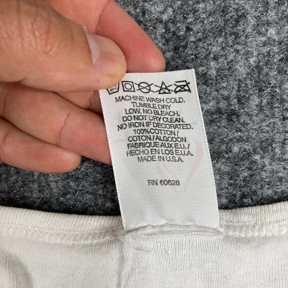 High Fever Top Womens Size L-XL White Bike Rally Sturgis Vintage - Picture 6 of 8